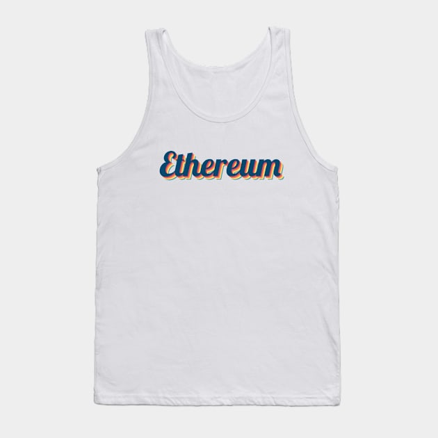 Ethereum Retro Tank Top by felixbunny